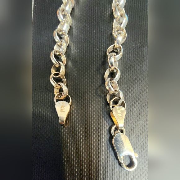 STERLING SILVER BRACELET "7 - Picture 8 of 10